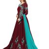 Women's Georgette Embroidery Anarkali Suit Set Stitched