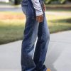 Low Rise Wide Leg Jeans for Women Baggy Jeans Denim Trouser Jeans Flare Dress Pants