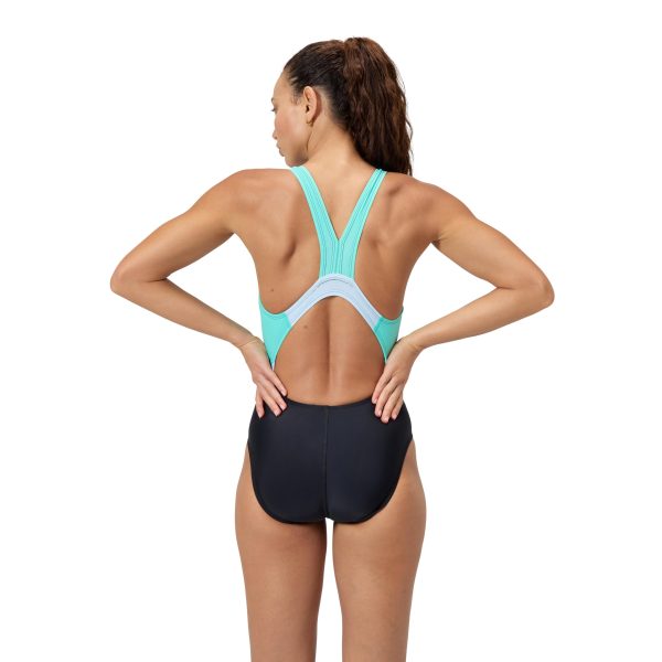 71a8nwe4TL.jpg Women's Swimsuit One Piece Creora Highclo Quantum Splice High Cut Solid