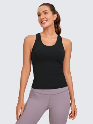 Butterluxe Racerback Workout Tank Tops for Women Sleeveless Camisole Gym Athletic Yoga Shirts
