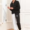 Men's Sweatpants Tapered Gym Running Workout Pants Cartoon Face Print Athletic Drawstring Joggers with Pockets