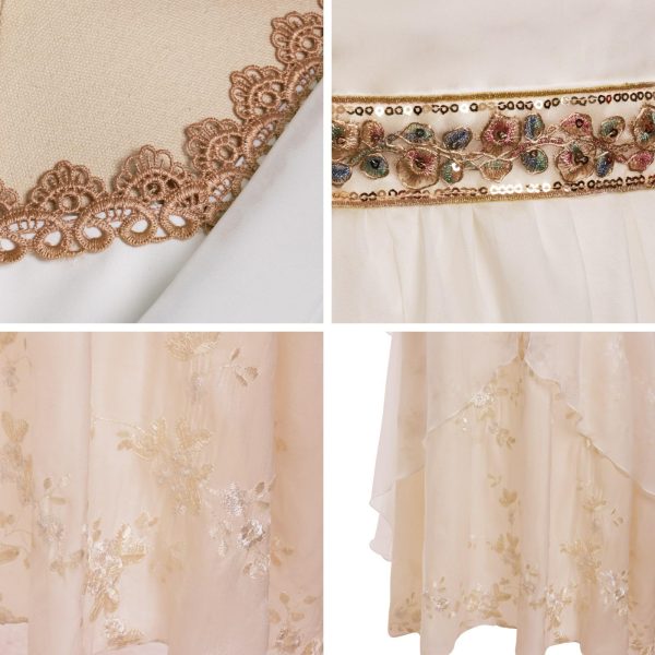 Womens Renaissance Renfaire Dress Medieval Sleeveless Fairy Dresses