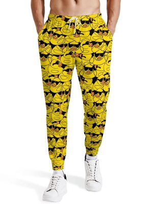 Joggers for Men Funny Pants Casual Track Pants Rave Outfit Athletic Trousers