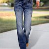 Low Rise Wide Leg Jeans for Women Baggy Jeans Denim Trouser Jeans Flare Dress Pants