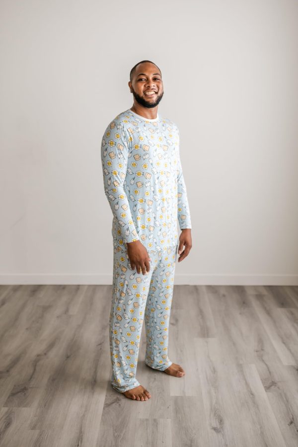 Men's Pajama Pants, Viscose Derived from Bamboo Sleep Bottoms, Lounge Pants w/Pockets, Soft PJs