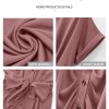 2025 Women Button Down Ruched Shirt Dresses Short Sleeve Lapel V Neck Elegant Party Spring Summer Maxi Satin Dress