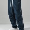 Men's Parachute Sweatpants Y2k Baggy Track Pants Drawstring Wide Leg Casual Trousers Streetwear