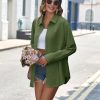 Womens Button Down Shirts Long Sleeve Cotton Gauze Tops Casual Collared Blouses Loose Fit
