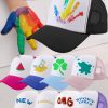40 Pack Adult DIY Sublimation Trucker Caps Adjustable Mesh Baseball Cap Blank Trucker Hats Bulk for Summer Outdoor