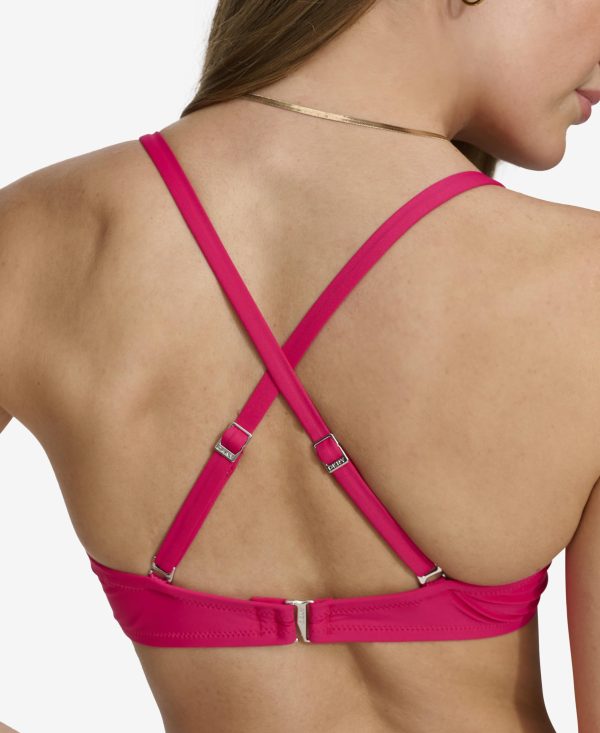 Women's Standard V-Neck Bikini Top Bathing Suit