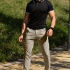Men's 4-Way Stretch Slim Tapered Fit Golf Joggers - 28" Inseam Nylon
