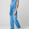 Womens Luxury Clothing Overalls Denim Jumpsuit, Comfortable & Stylish