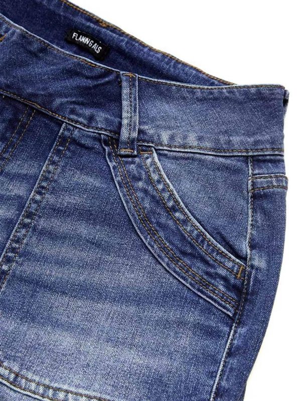 810CW2pJWrL.jpg Low Rise Wide Leg Jeans for Women Baggy Jeans Denim Trouser Jeans Flare Dress Pants