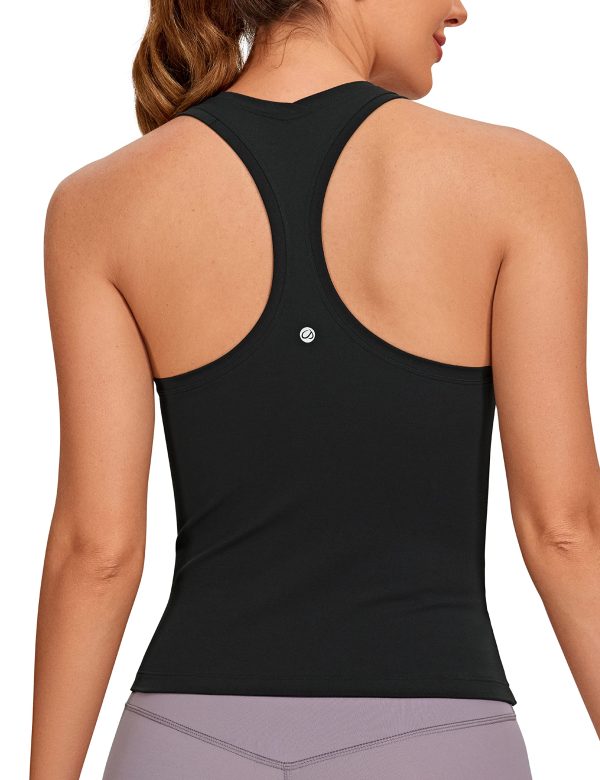 810EbMgQ9tL.jpg Butterluxe Racerback Workout Tank Tops for Women Sleeveless Camisole Gym Athletic Yoga Shirts