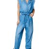 Womens Luxury Clothing Overalls Denim Jumpsuit, Comfortable & Stylish