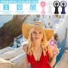 36 Pack Mini Powerful Handheld Fan Bulk 3 Speed USB Rechargeable Small Desk Fan Summer Gift for Wedding Beach Outdoor Women