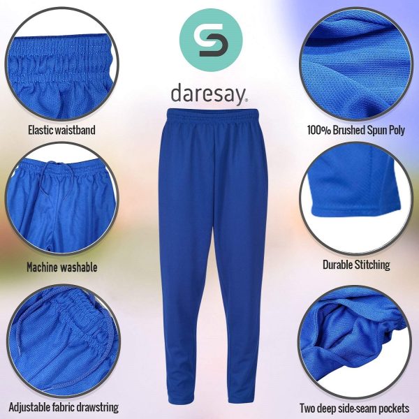81DUyWizBML.jpg 3 Pack: Mens Athletic Pants with Pockets, Mens Sweatpants, Mens Joggers with Pockets (Up to 3XL)