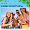 36 Pack Mini Powerful Handheld Fan Bulk 3 Speed USB Rechargeable Small Desk Fan Summer Gift for Wedding Beach Outdoor Women