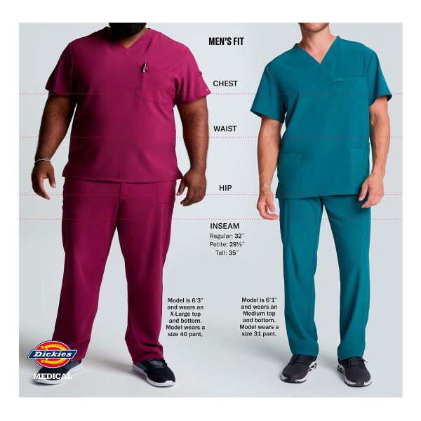 81JjKNdjulL.jpg EDS Essentials Men Scrubs Pant Natural Rise Drawstring DK015