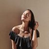 Women's One Piece Swimsuit Off Shoulder Ruffle Island Goddess Bathing Suit