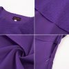 Women's Sleeveless Cape Dress with Chiffon Overlay Sequin Bodycon Pencil Dress