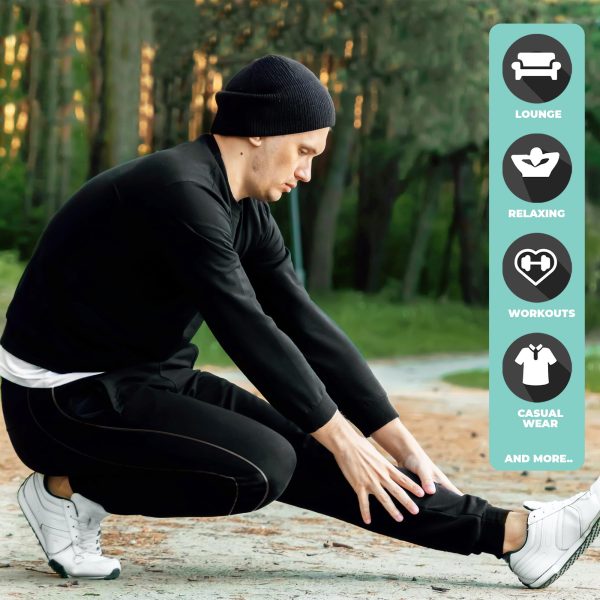 81RY4JAqDzL.jpg 3 Pack: Mens Athletic Pants with Pockets, Mens Sweatpants, Mens Joggers with Pockets (Up to 3XL)