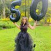 Wedding Planning Women's Long Maxi Tulle Special Occasion Bustle Night Out Black Skirt