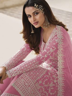 Heni Fashion Womens Indian Pakistani Ethnic Wear Designer Straight Salwar Kameez Palazzo Suit Ready To Wear