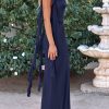Women's Summer Long Formal Wedding Guest Dress Sleeveless Ruffle Cocktail Party Maxi Bodycon Dresses