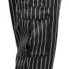 Chalk Stripe Baggy Cargo Chef Pants for Men and Women – Drawstring Waist