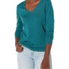 Women's Classic-Fit Lightweight Long-Sleeve V-Neck Sweater (Available in Plus Size)