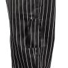 Chalk Stripe Baggy Cargo Chef Pants for Men and Women – Drawstring Waist