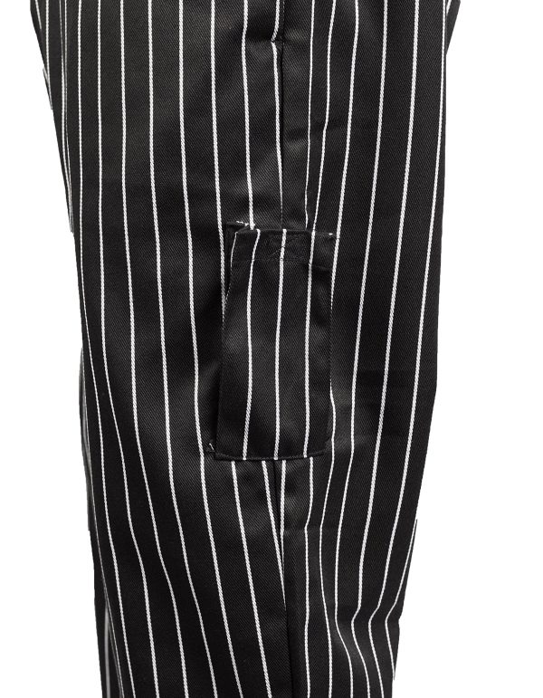 Chalk Stripe Baggy Cargo Chef Pants for Men and Women – Drawstring Waist